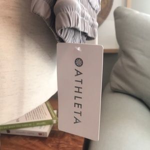 Athleta Stripe Bali Linen Trouser.